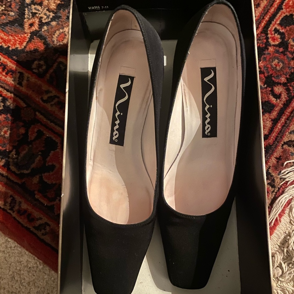 Nina black heels
